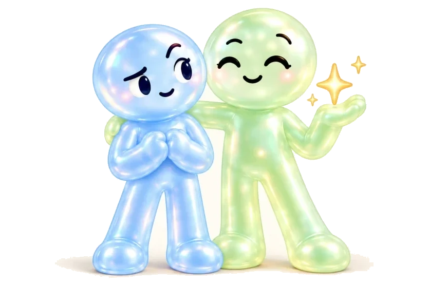 Two characters support each other.